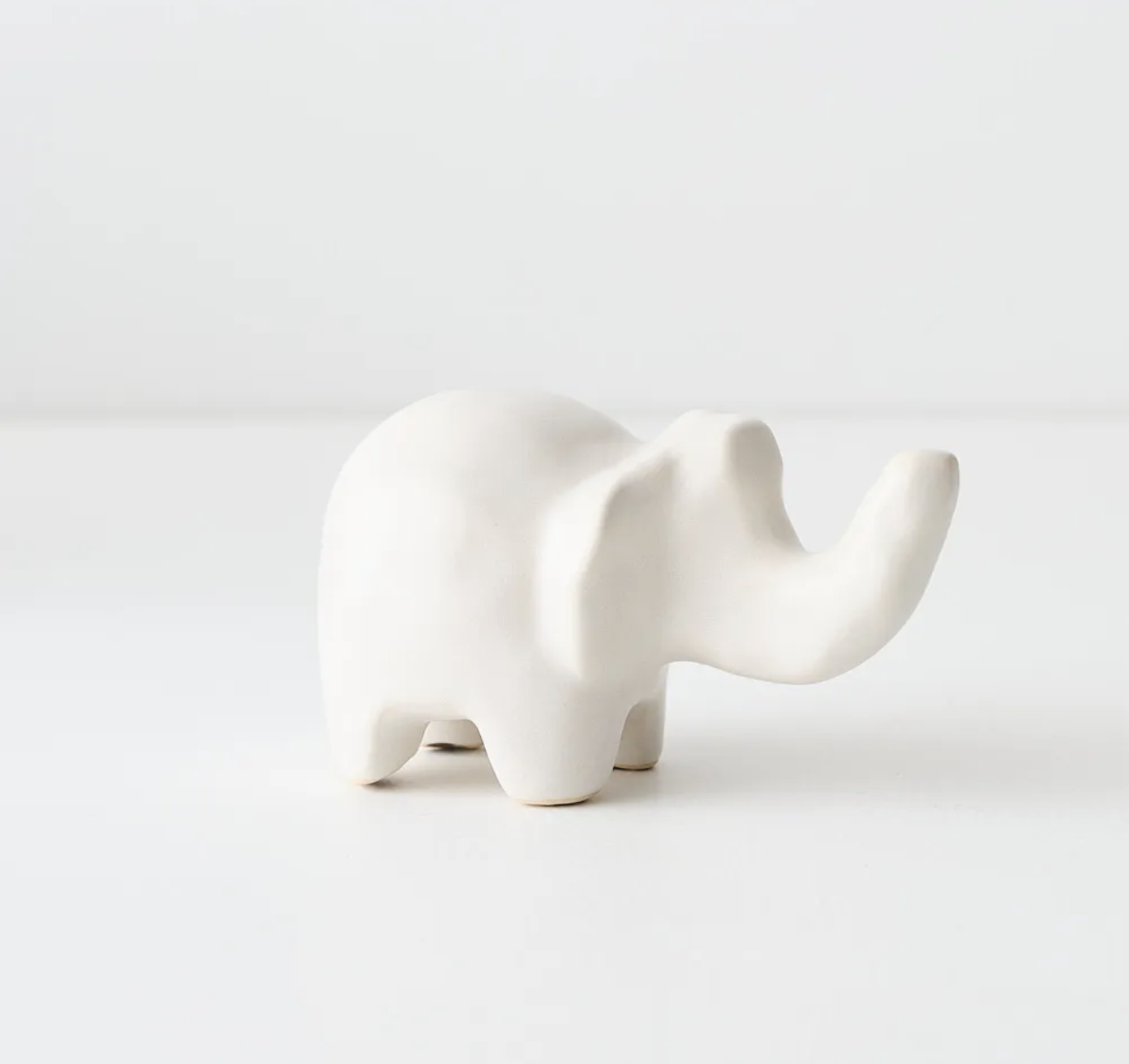 Zuri Elephant - White