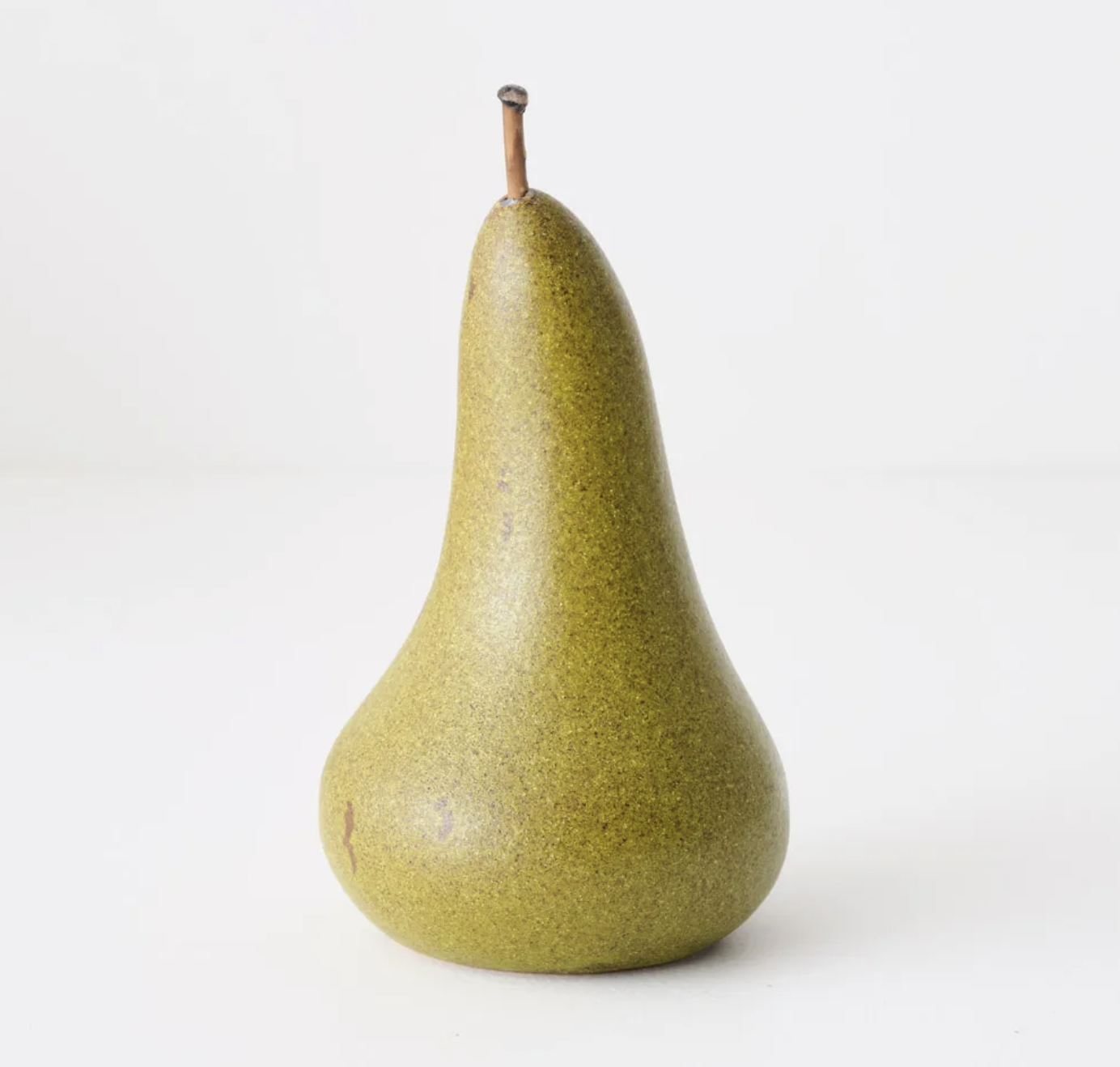Large Elvi Pear - Green Brown