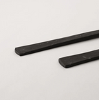 Salad Server - Flat Handle Burnished