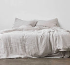 Duvet Cover - Grey & White Stripe