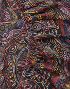 Linen Fitted Sheet - Tjala Tjukurpa