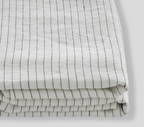 Duvet Cover - Navy Pinstripe