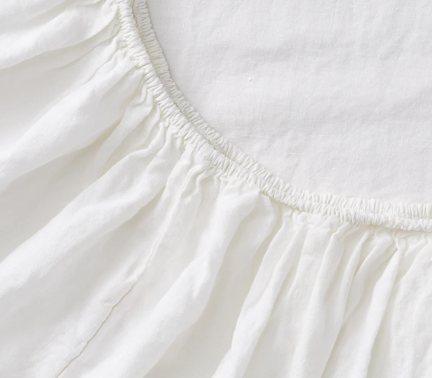 Fitted Sheet - White