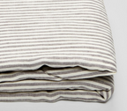 Fitted Sheet - Grey & White Stripe