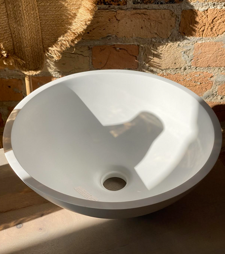 Round Solid Surface Basin