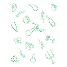 Tea Towel - Harvest