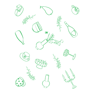 Tea Towel - Harvest