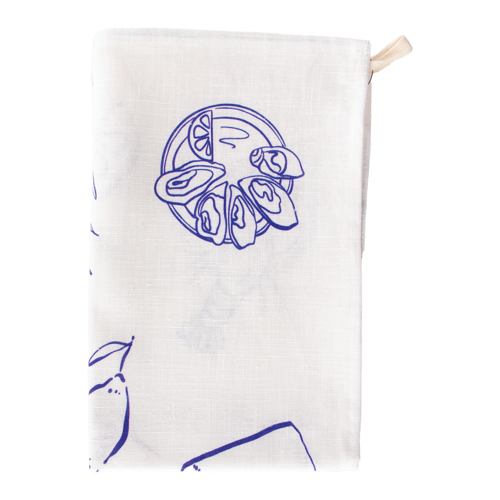 Tea Towel - Amalfi White