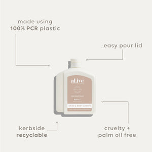 Lotion Refill Bottle - Apricot & Sweet Fig