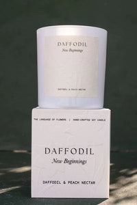 Daffodil Candle