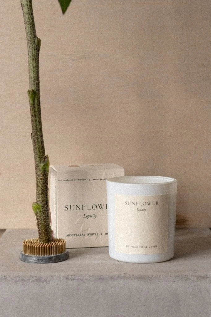 Sunflower Candle
