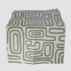 Wander Table Runner - White/Pistachio