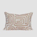 Wander Cushion - White/Nutmeg