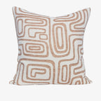 Wander Cushion - White/Nutmeg
