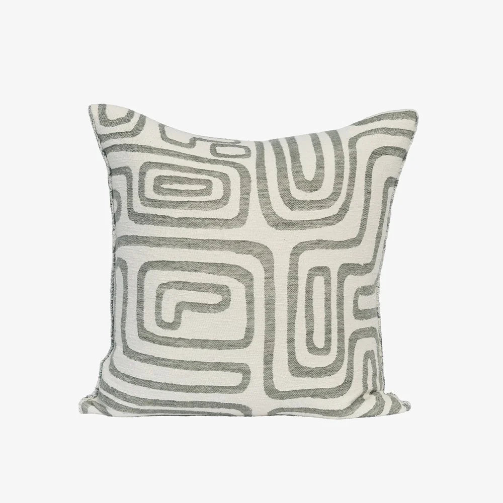 Wander Cushion - White/Pistachio