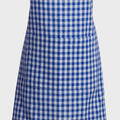 Gingham Check Apron - Blue