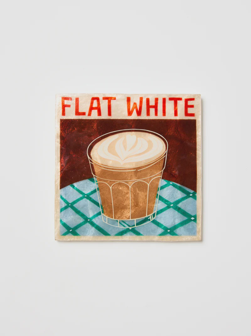 Barista Wall Art - Flat White