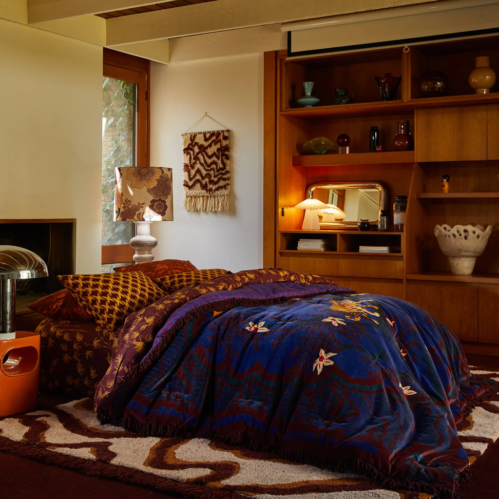 Andrea Velvet Bedcover