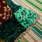 Aneta Patchwork Velvet Bedcover