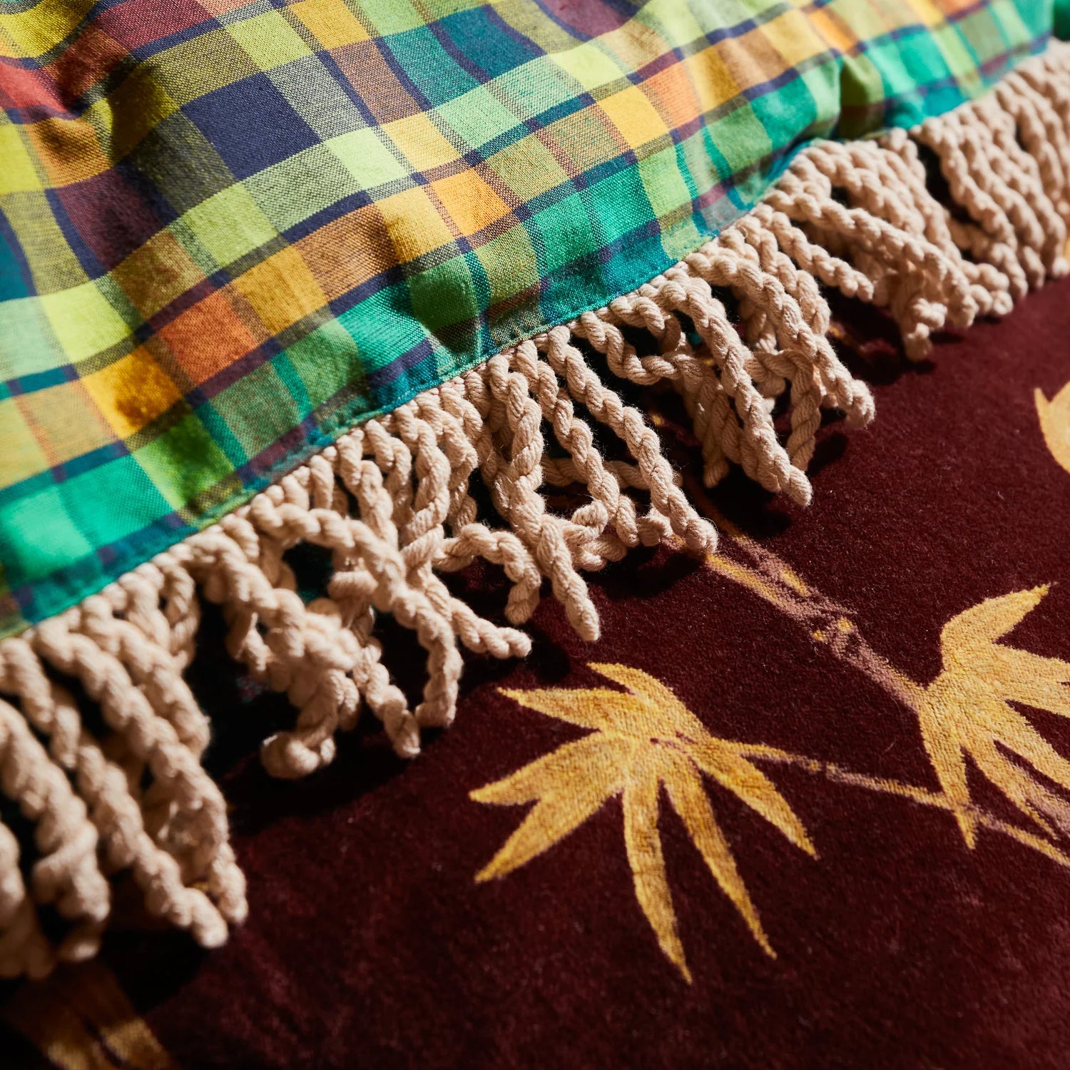 Aneta Patchwork Velvet Bedcover