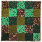 Aneta Patchwork Velvet Bedcover