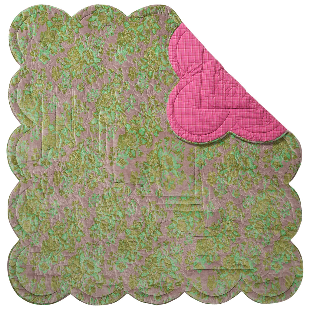 Valeria Scolloped Quilted Bedcover