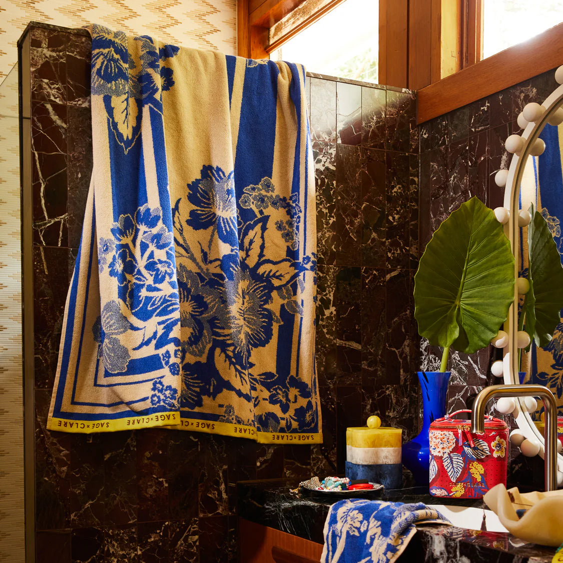 Eliza Bath Sheet - Ultramarine