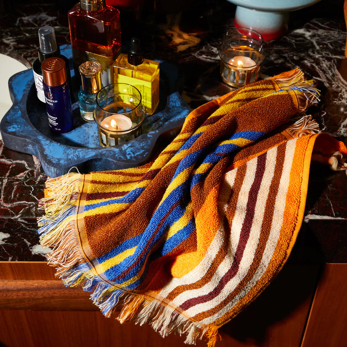 Nicolette Face Washer Set - Russet