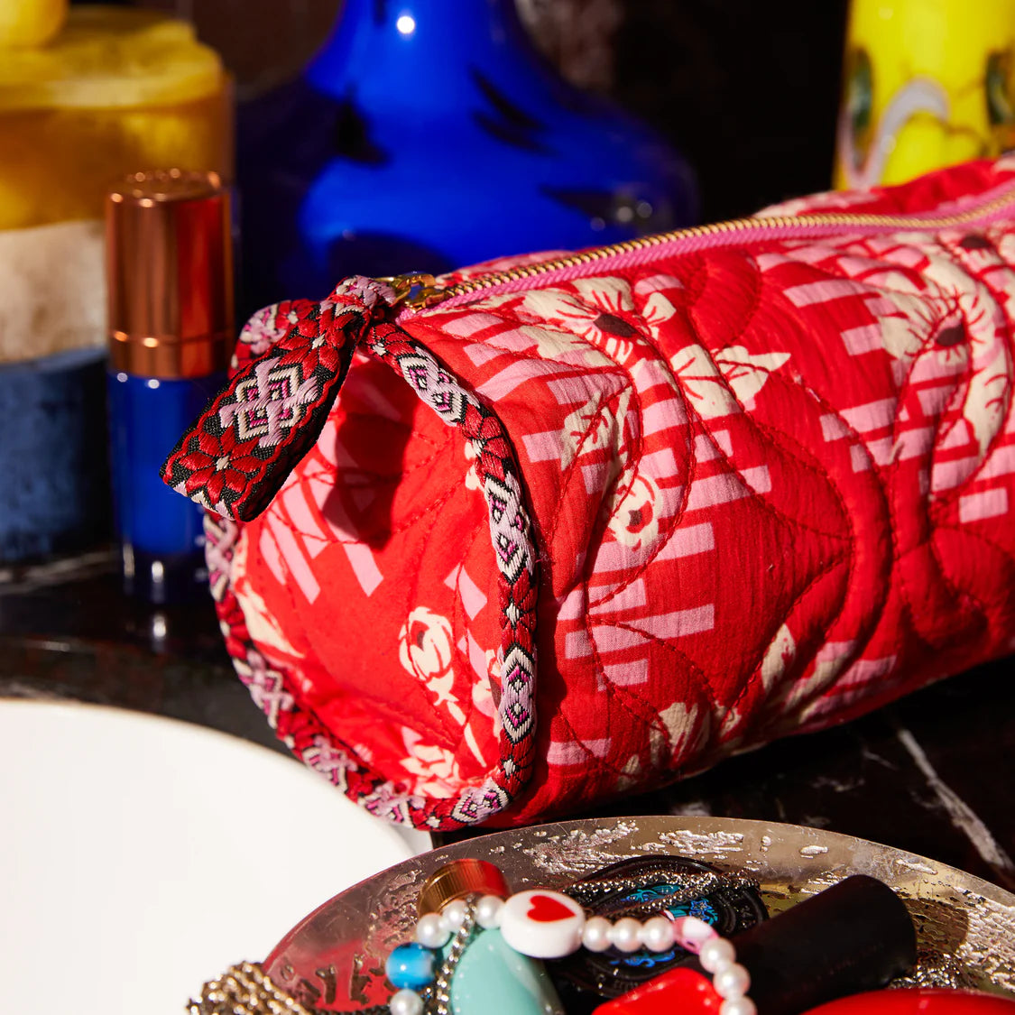 Makeup Bag - Marta Vermillion