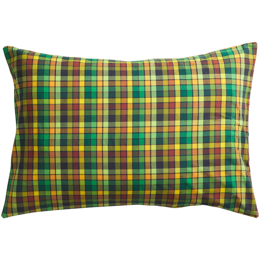 Stela Cotton Pillowcase Set - Spring Green