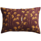Aneta Linen Pillowcase Set - Rosewood