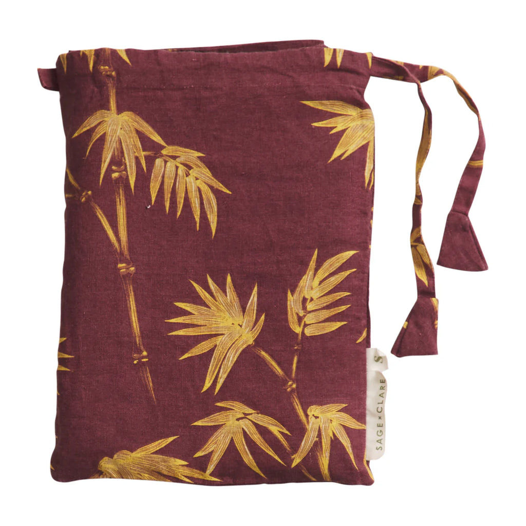 Aneta Linen Pillowcase Set - Rosewood