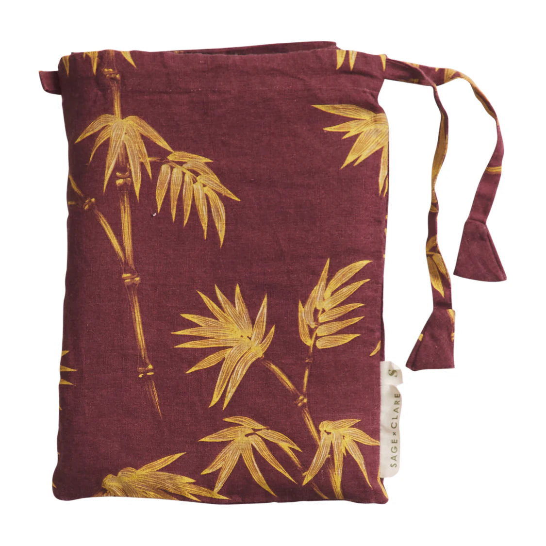 Aneta Linen Pillowcase Set - Rosewood