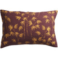 Aneta Linen Pillowcase Set - Rosewood