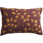 Aneta Linen Pillowcase Set - Rosewood