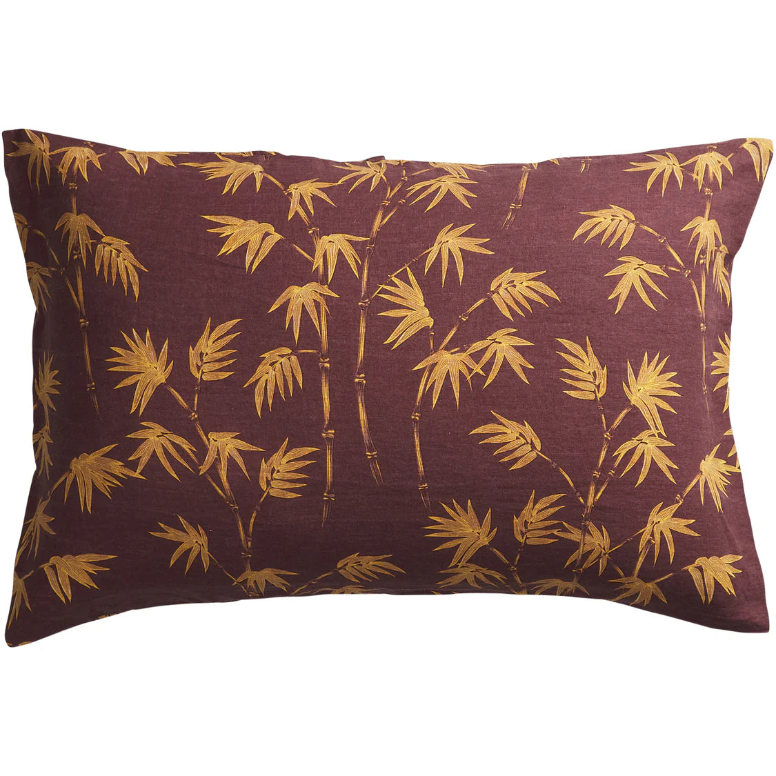 Aneta Linen Pillowcase Set - Rosewood