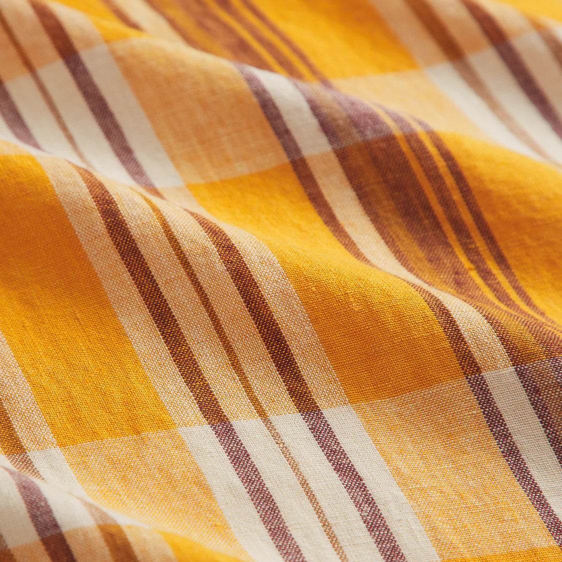 Nicolette Linen Pillowcase Set -  Marigold