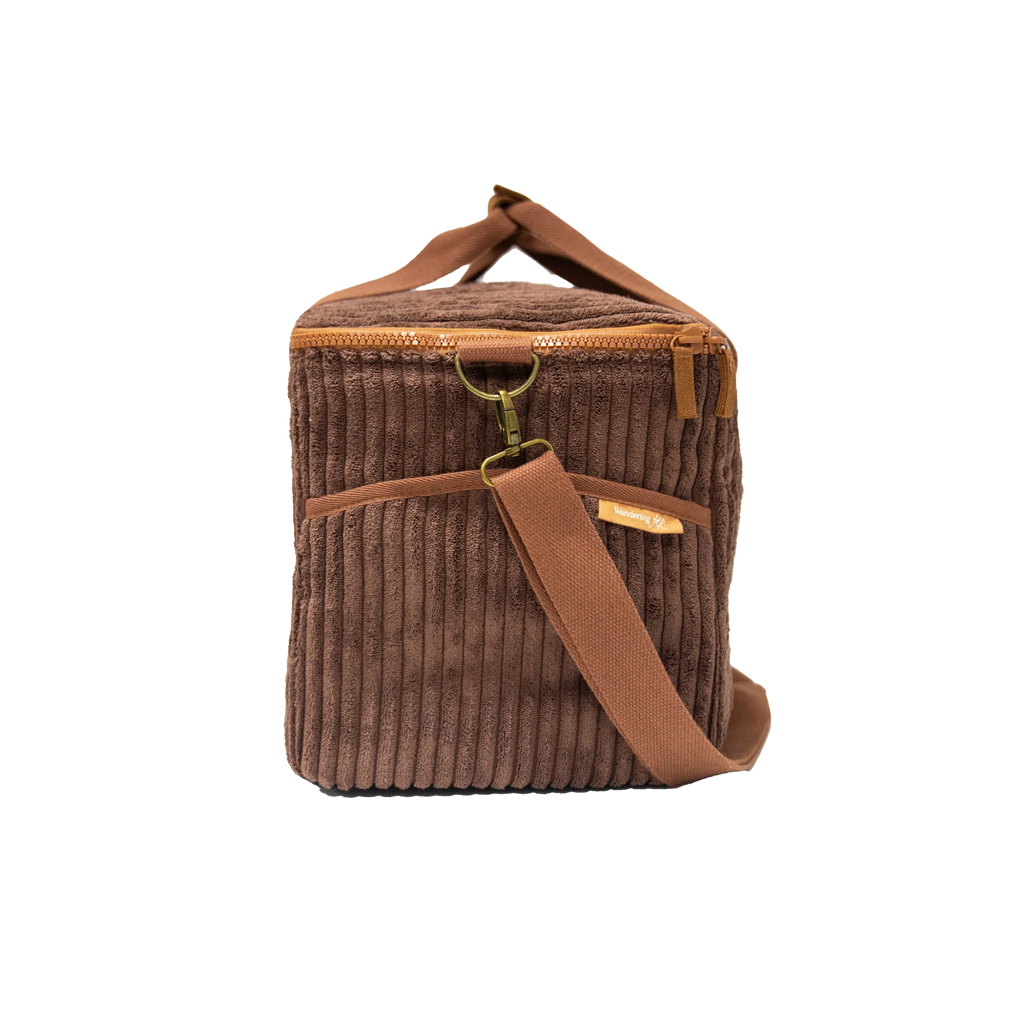 Cord Large Cooler Bag - Chocolate