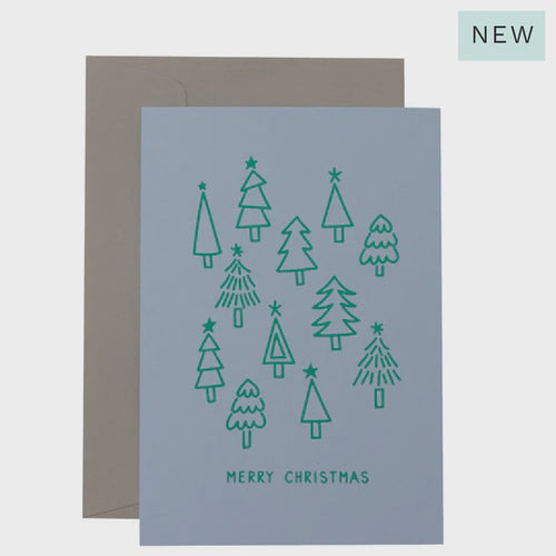 Card - Christmas Trees