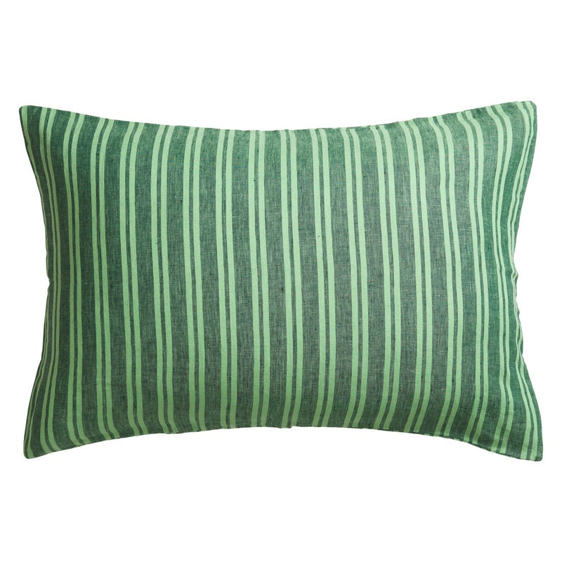Nadine Linen Pillowcase Set - Forest