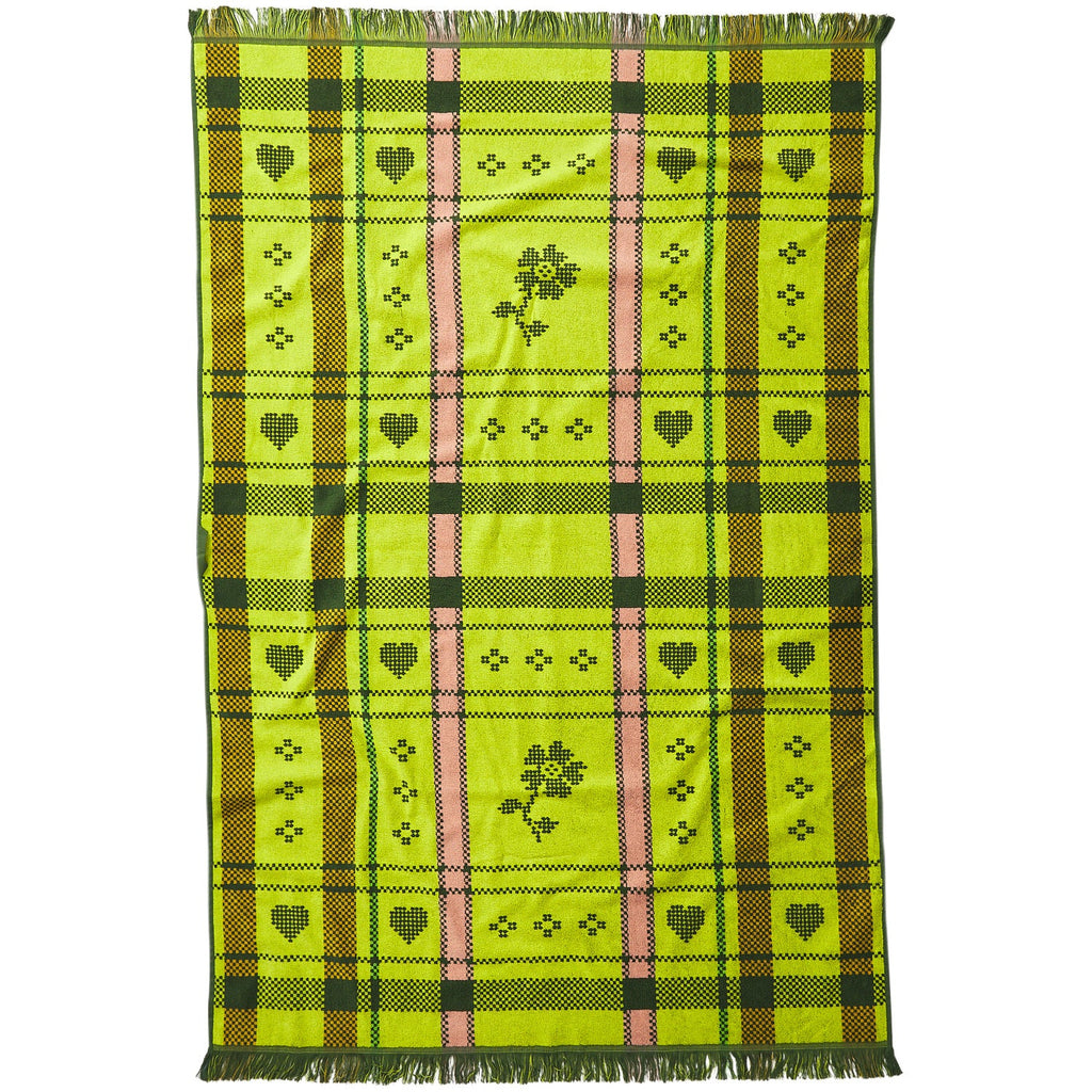 Josephine Bath Sheet - Hunter Green