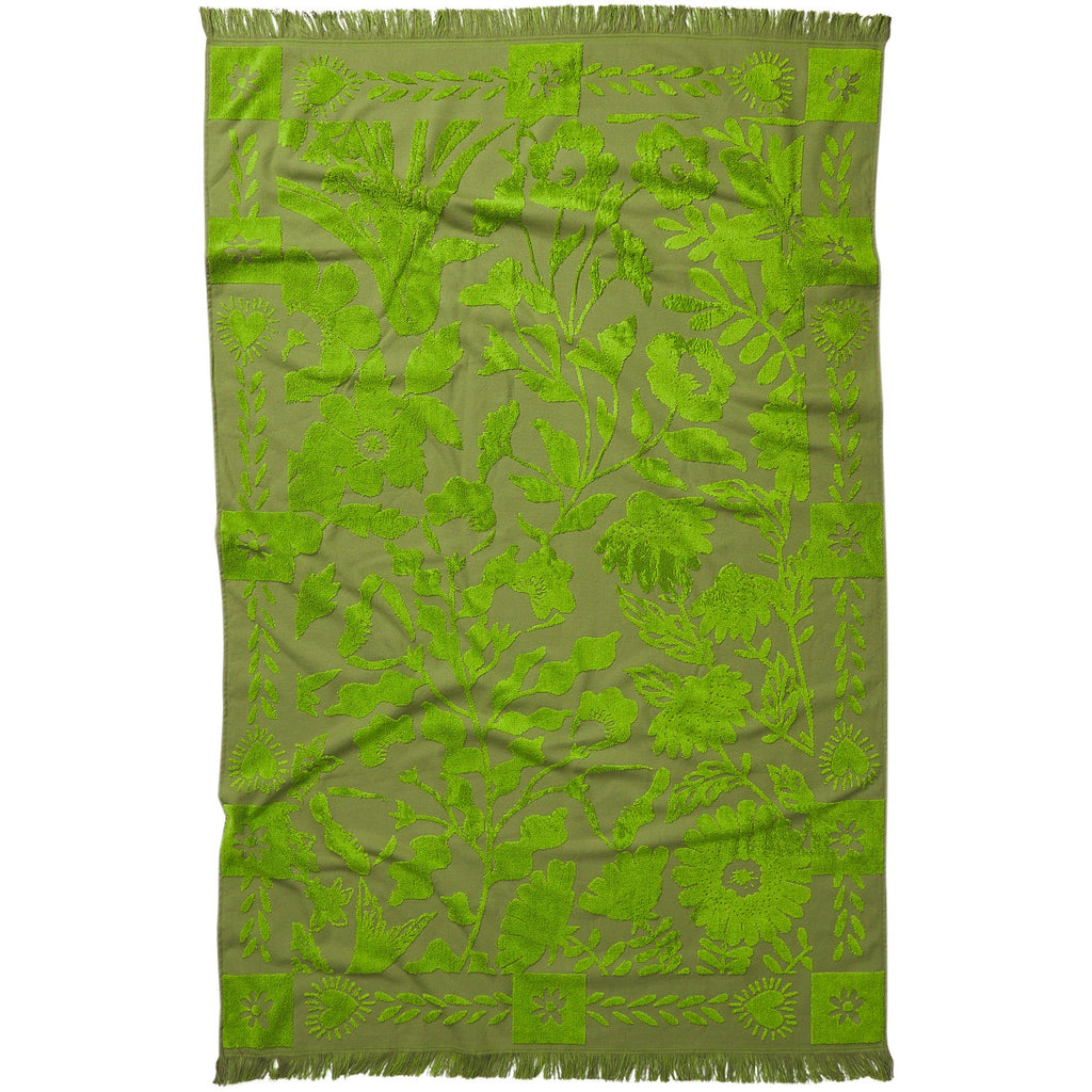 Indiana Bath Sheet - Cactus Green