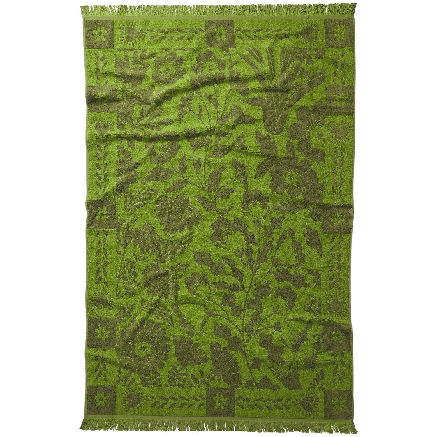 Indiana Bath Sheet - Cactus Green