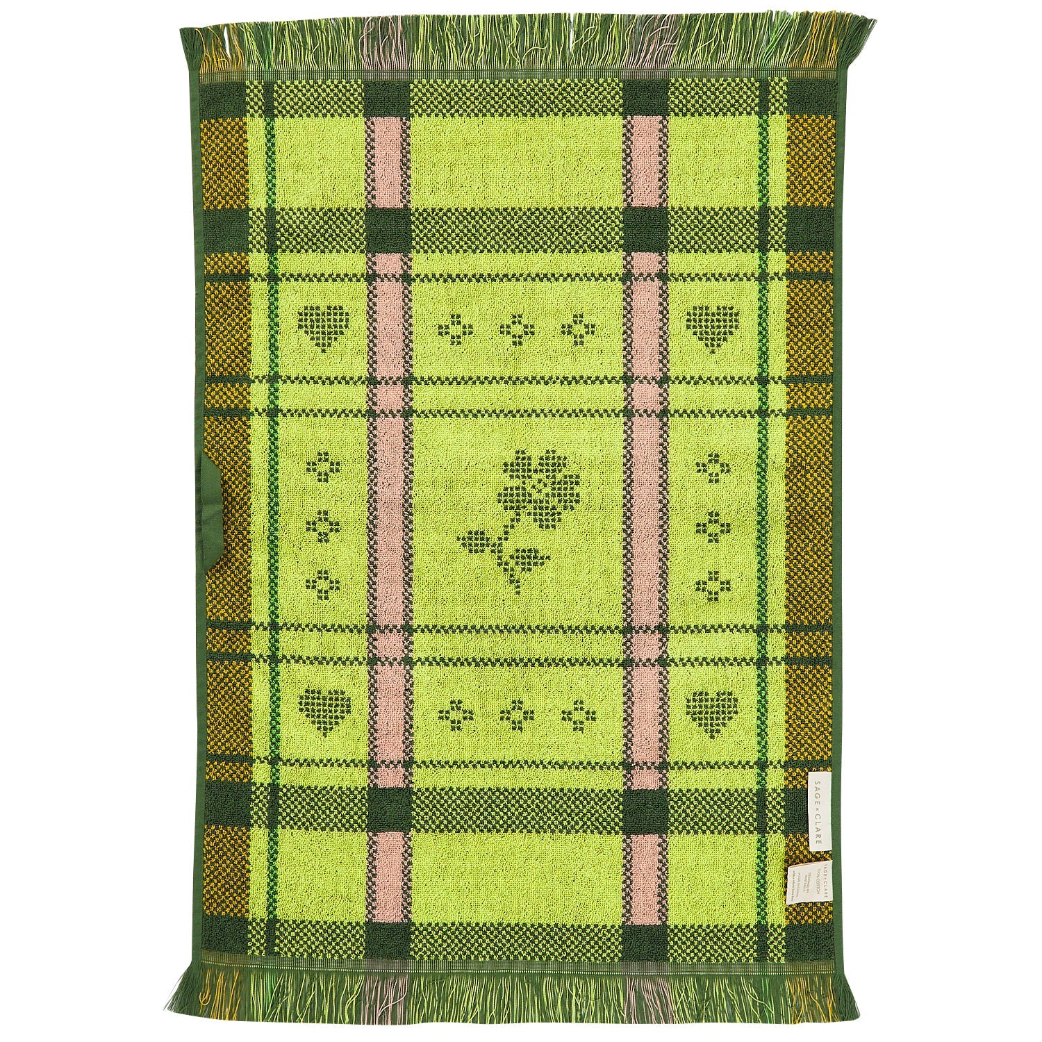 Josephine Hand Towel - Hunter Green