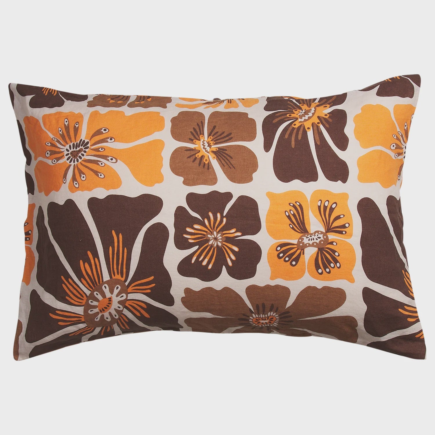 Jolene Linen Pilllowcase Set - Ecru