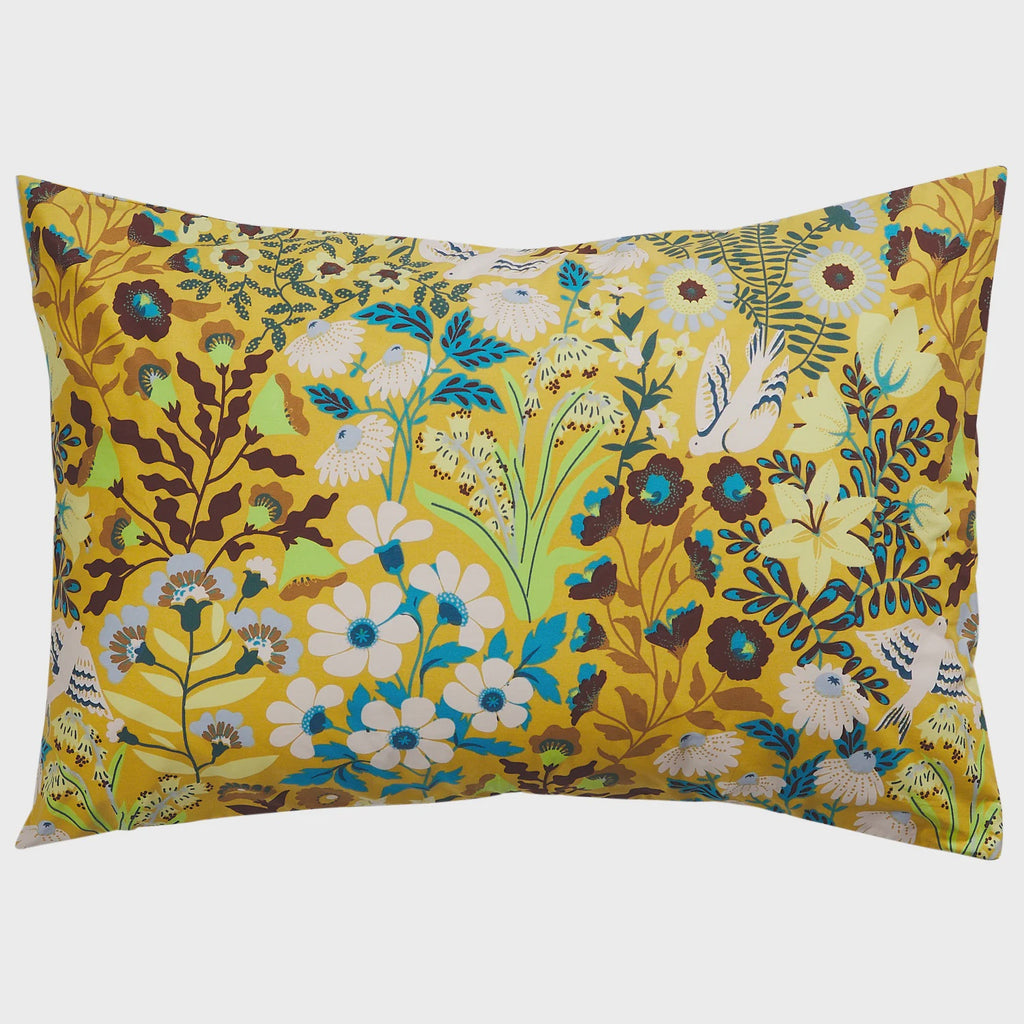 Sloane Cotton Pillowcase Set - Ochre