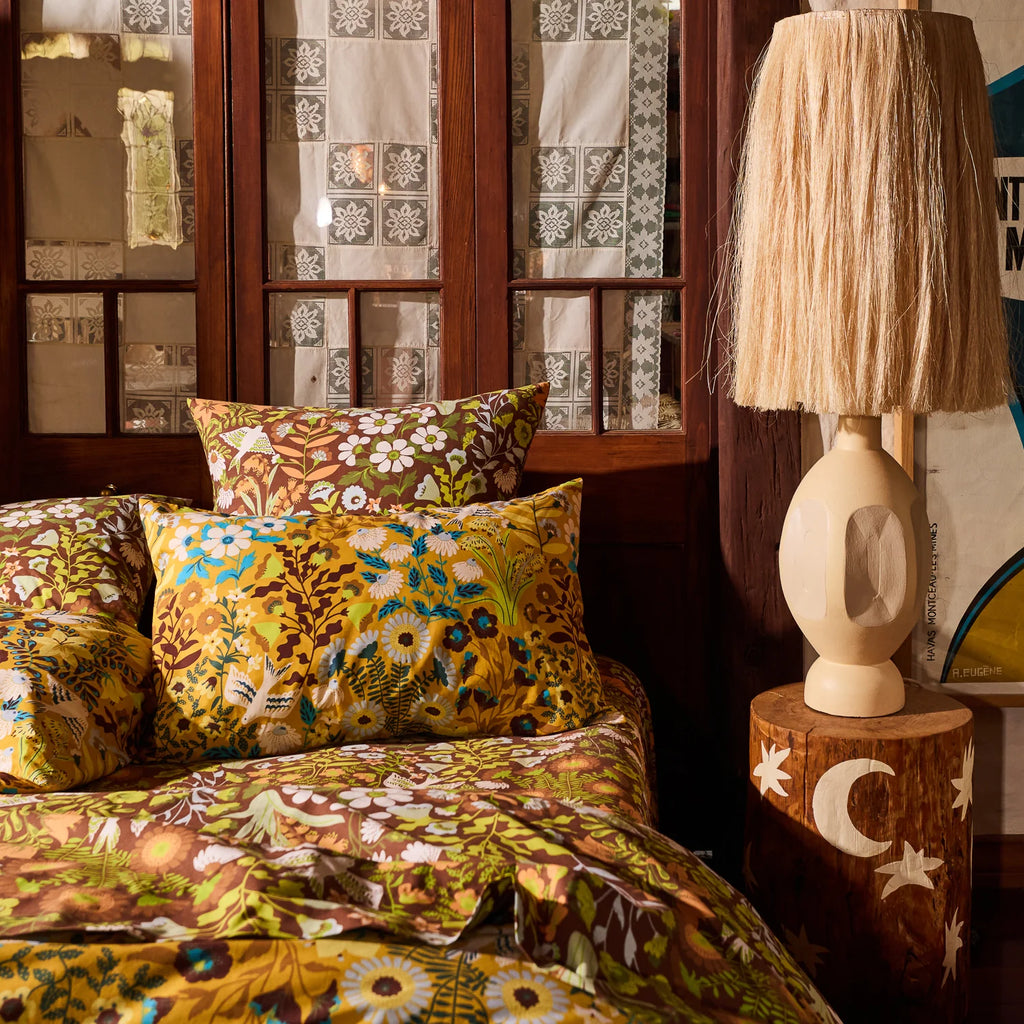 Sloane Cotton Pillowcase Set - Ochre