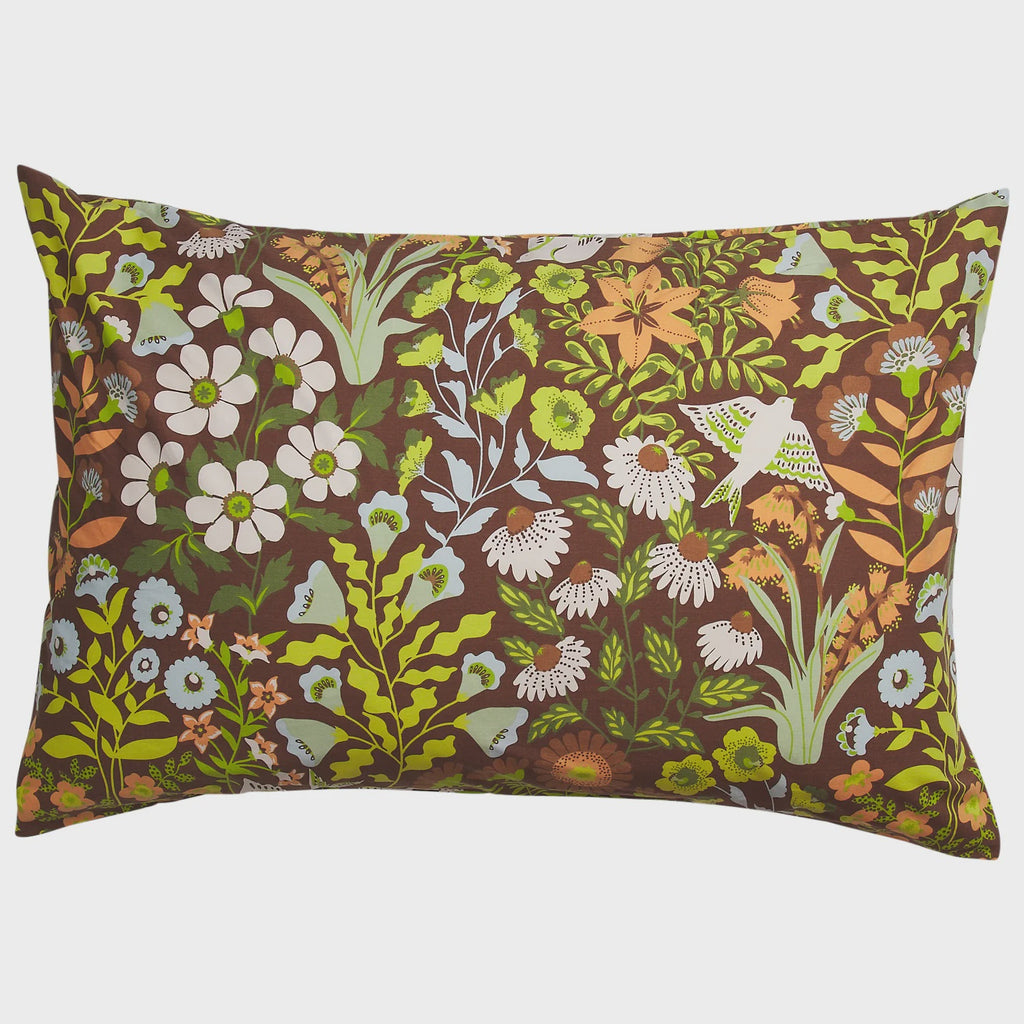 Sloane Cotton Pillowcase Set - Umber