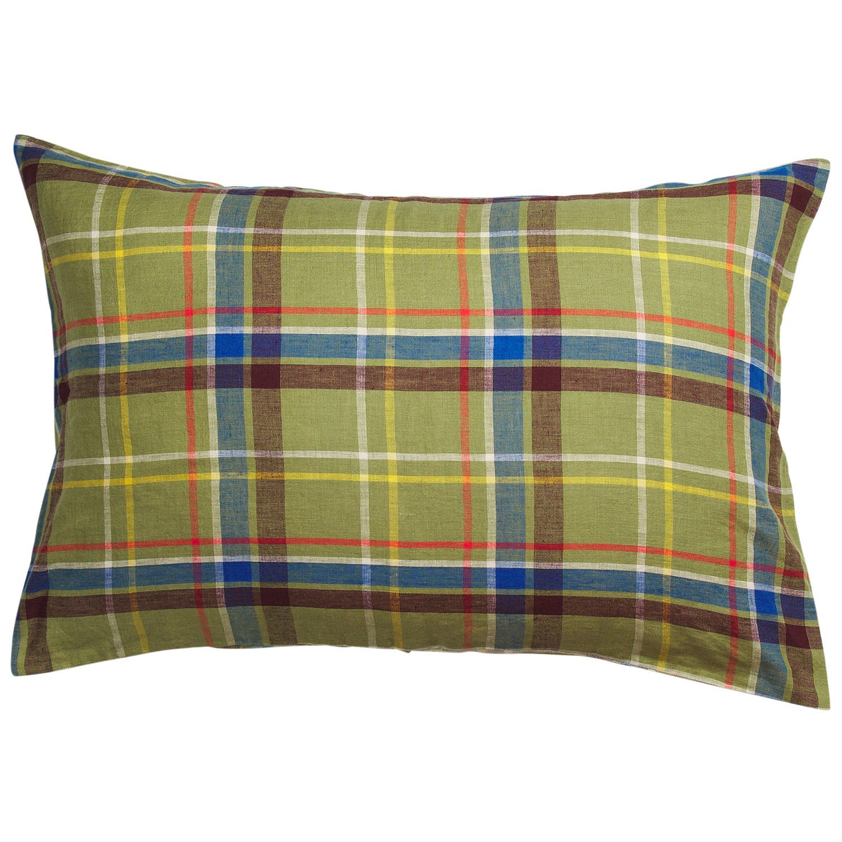 Frances Linen Pillowcase Set - Moss