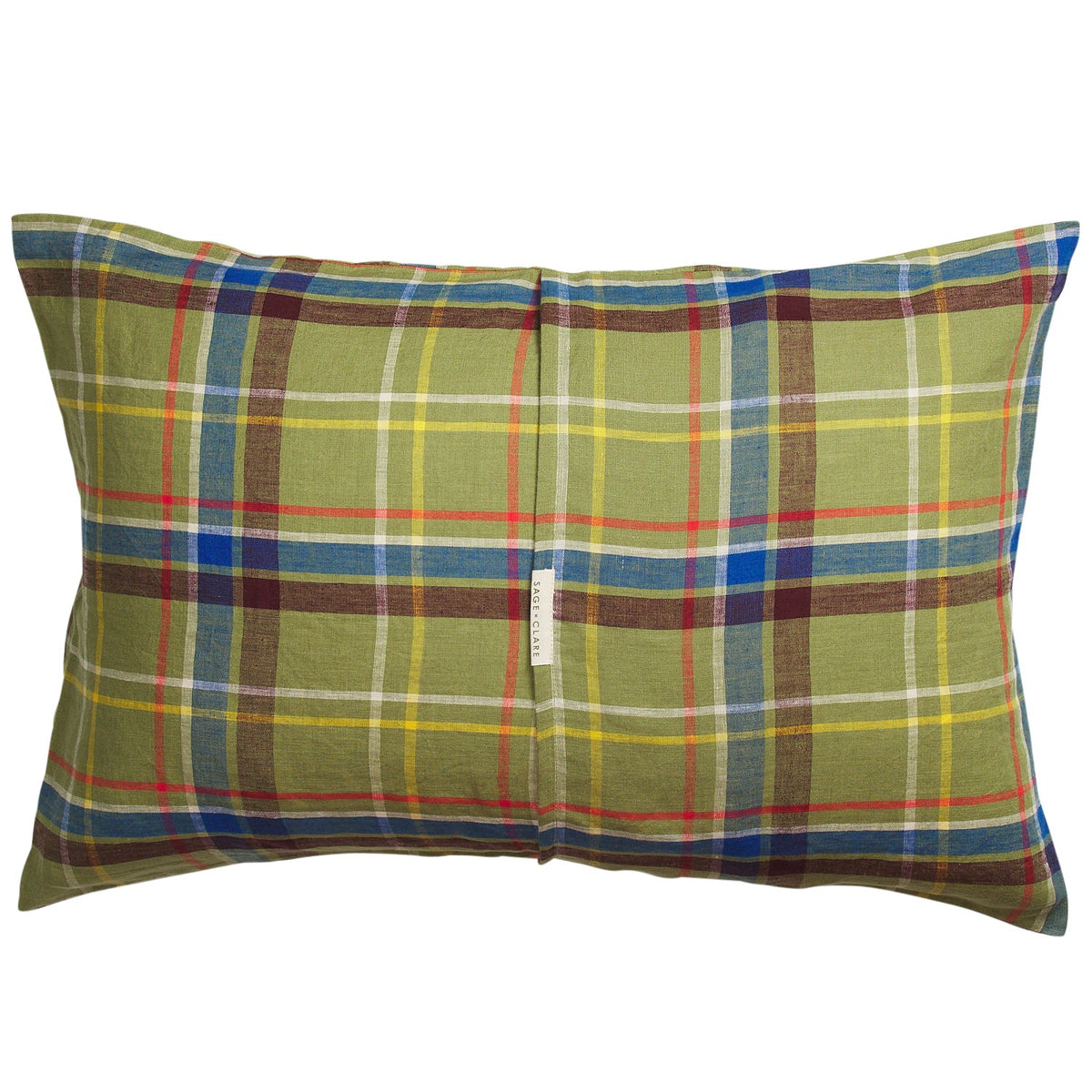 Frances Linen Pillowcase Set - Moss
